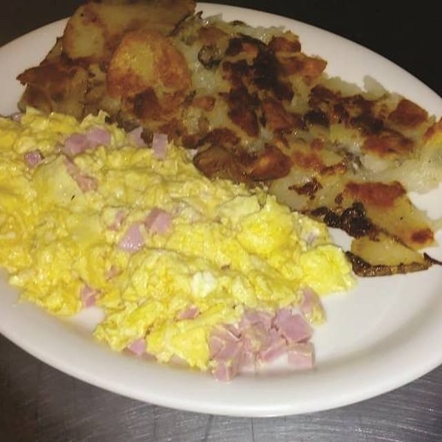 Minced Ham and Eggs.