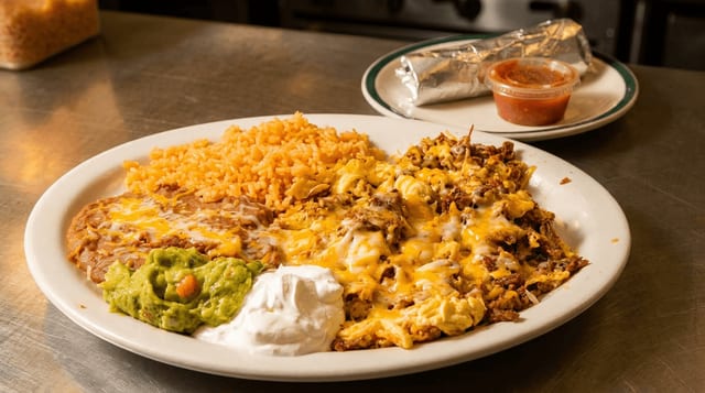 Machaca and Eggs.