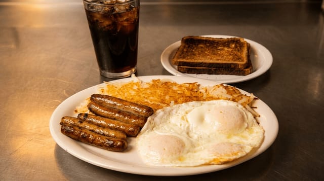 Sausage Links and Eggs.