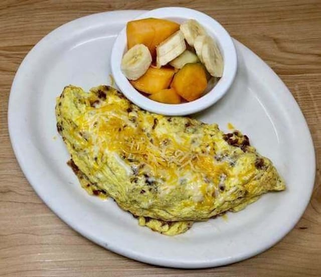 Chorizo Omelette.