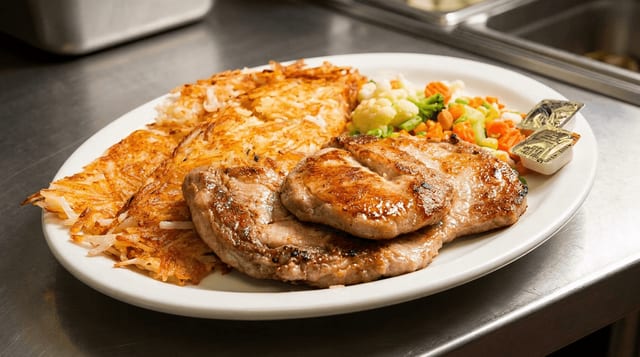 Pork Chops Plate.