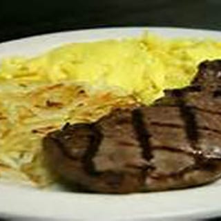 Sirloin Steak and Eggs