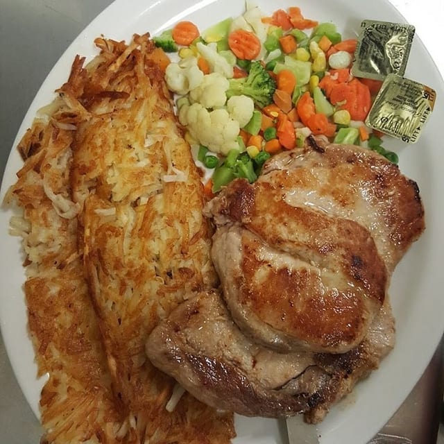 Pork Chops Plate.