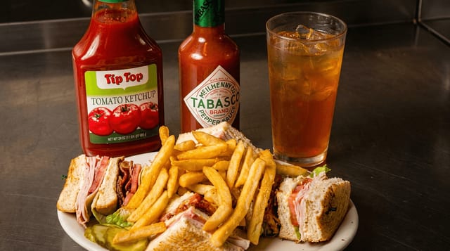 Turkey Club Sandwich.