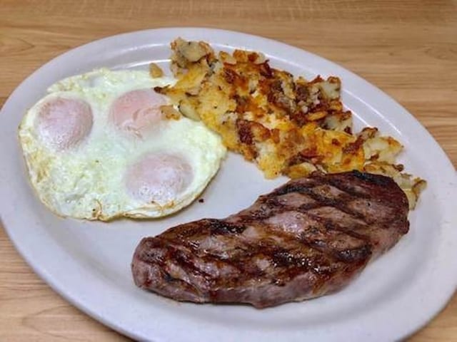 Sirloin Steak and Eggs.