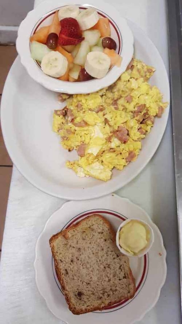 Minced Ham and Eggs.